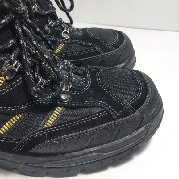 Brahma Kane Black Leather Work Safety Steel Toe Boots - Picture 6 of 12